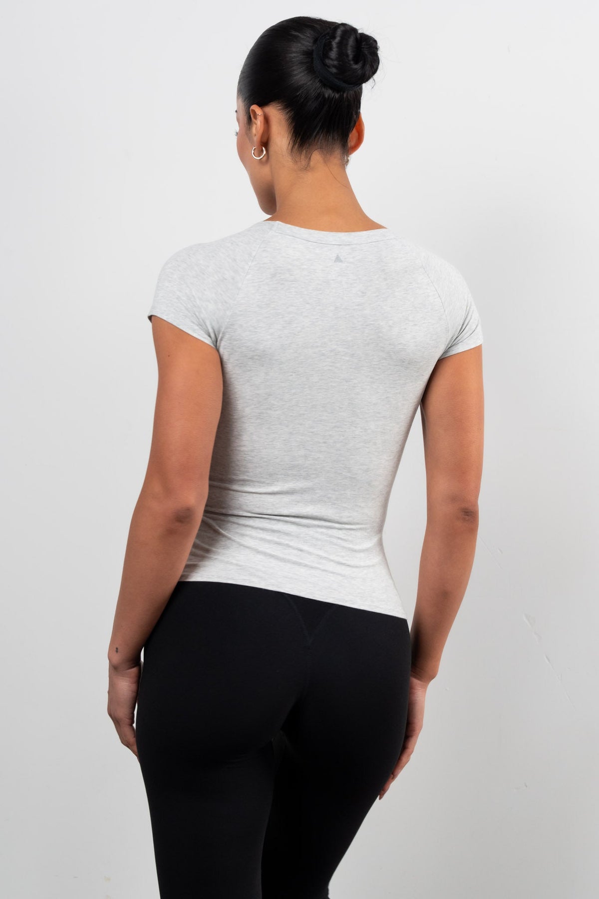 Vitality Basis® Raglan Tee - Stone Heather