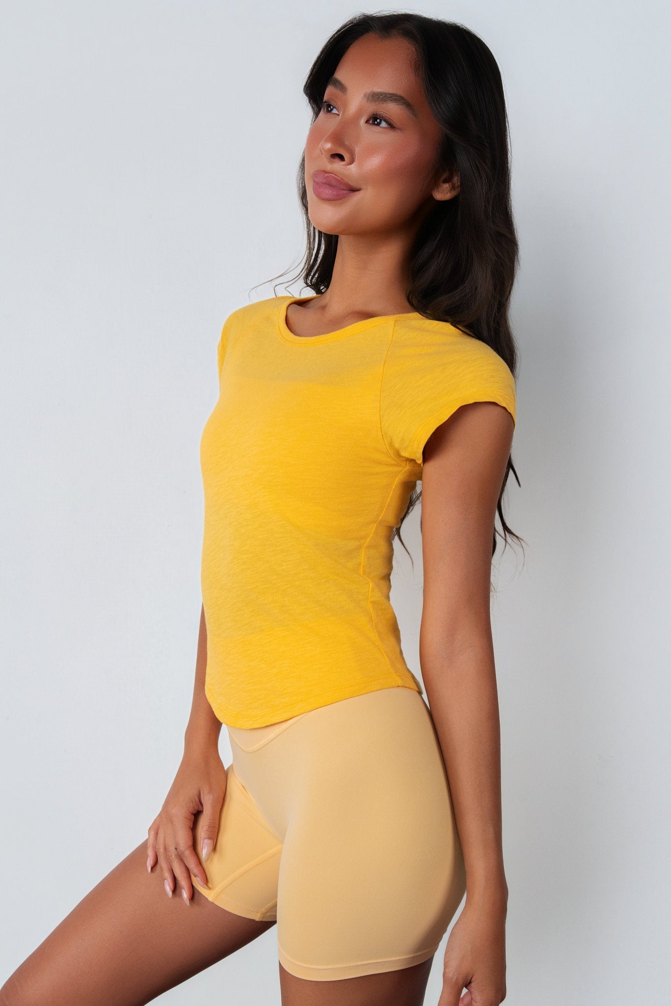 Vitality Whisper Raglan Tee - Mango