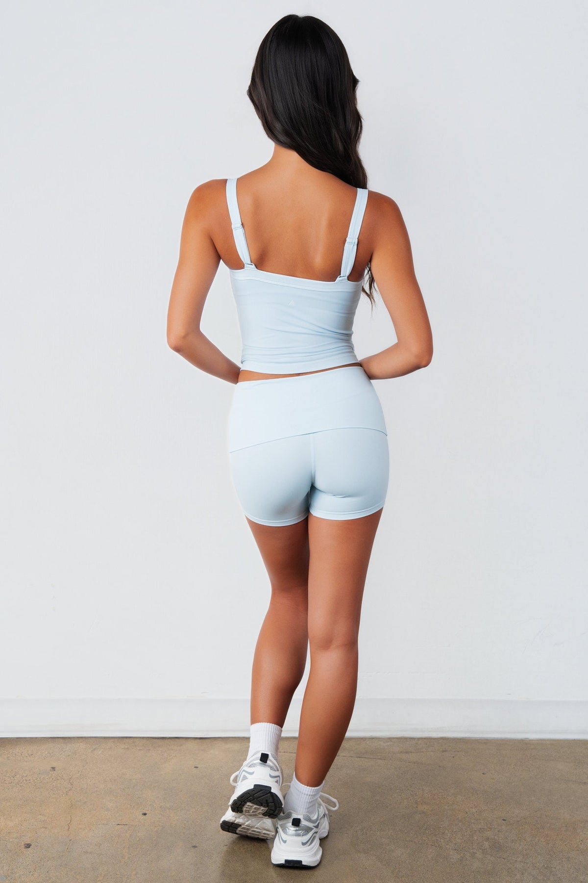 Cloud II™ Foldover Mini Short - Clear Sky Washed