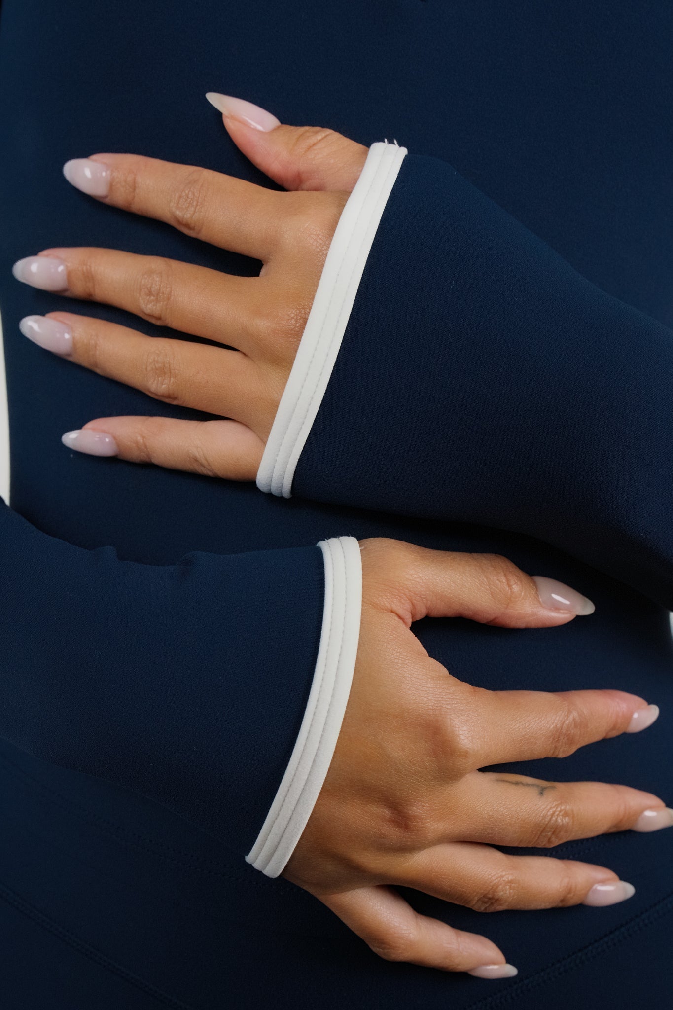 Cloud II™ Fitted Half Zip - Nocturne Contrast