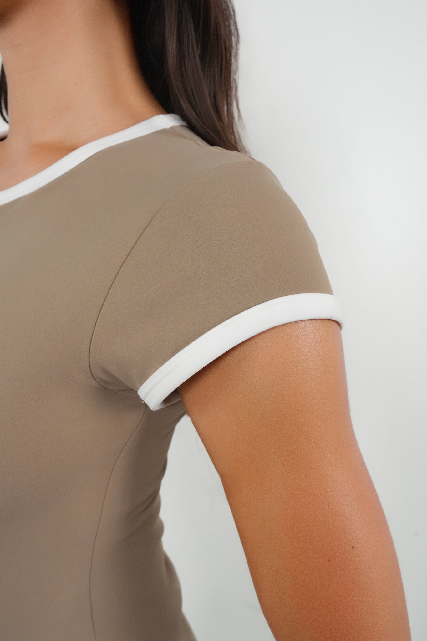 Cloud II™ Bra Tee - Cashew Contrast