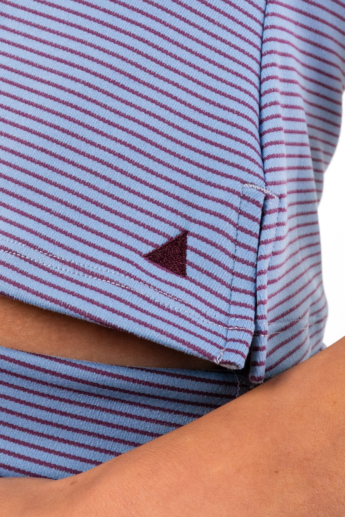Vitality Microstripe Tube Top - Bluebird Microstripe