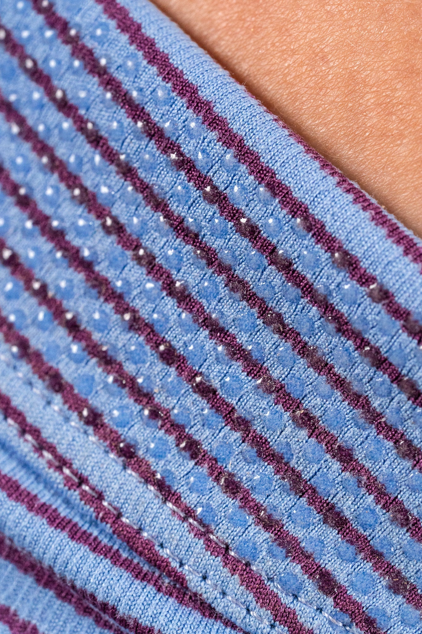 Vitality Microstripe Tube Top - Bluebird Microstripe