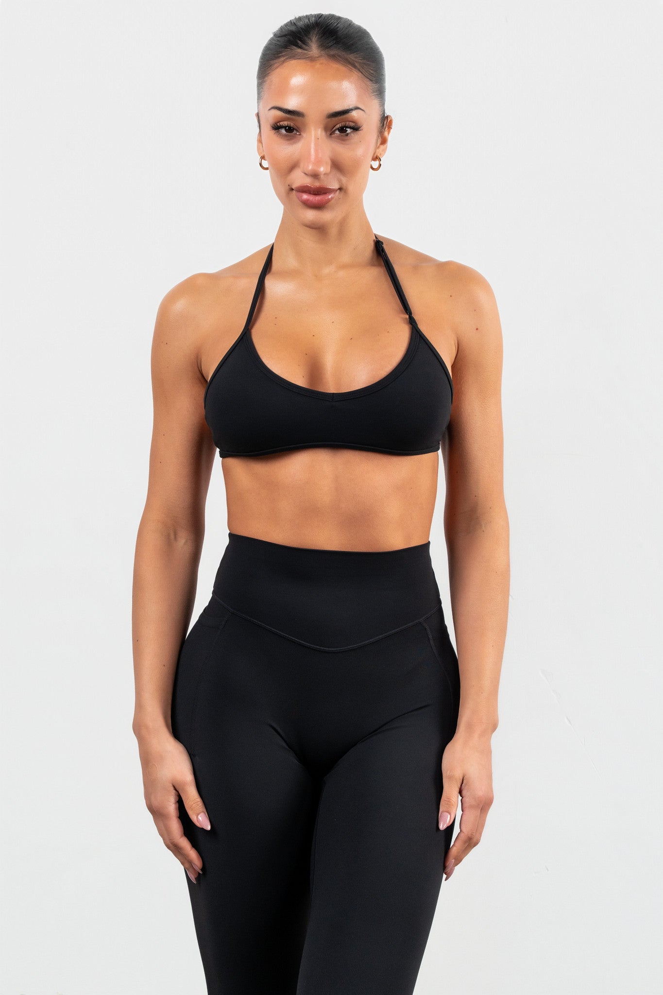 Cloud II™ Micro Halter Bra - Midnight