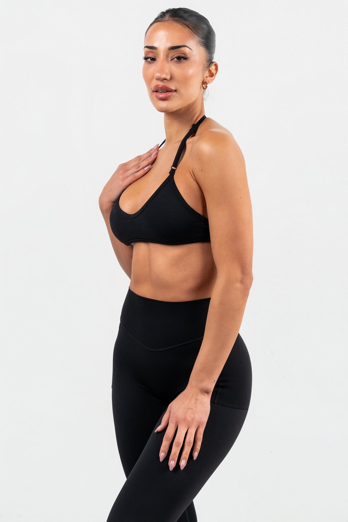 Cloud II™ Micro Halter Bra - Midnight