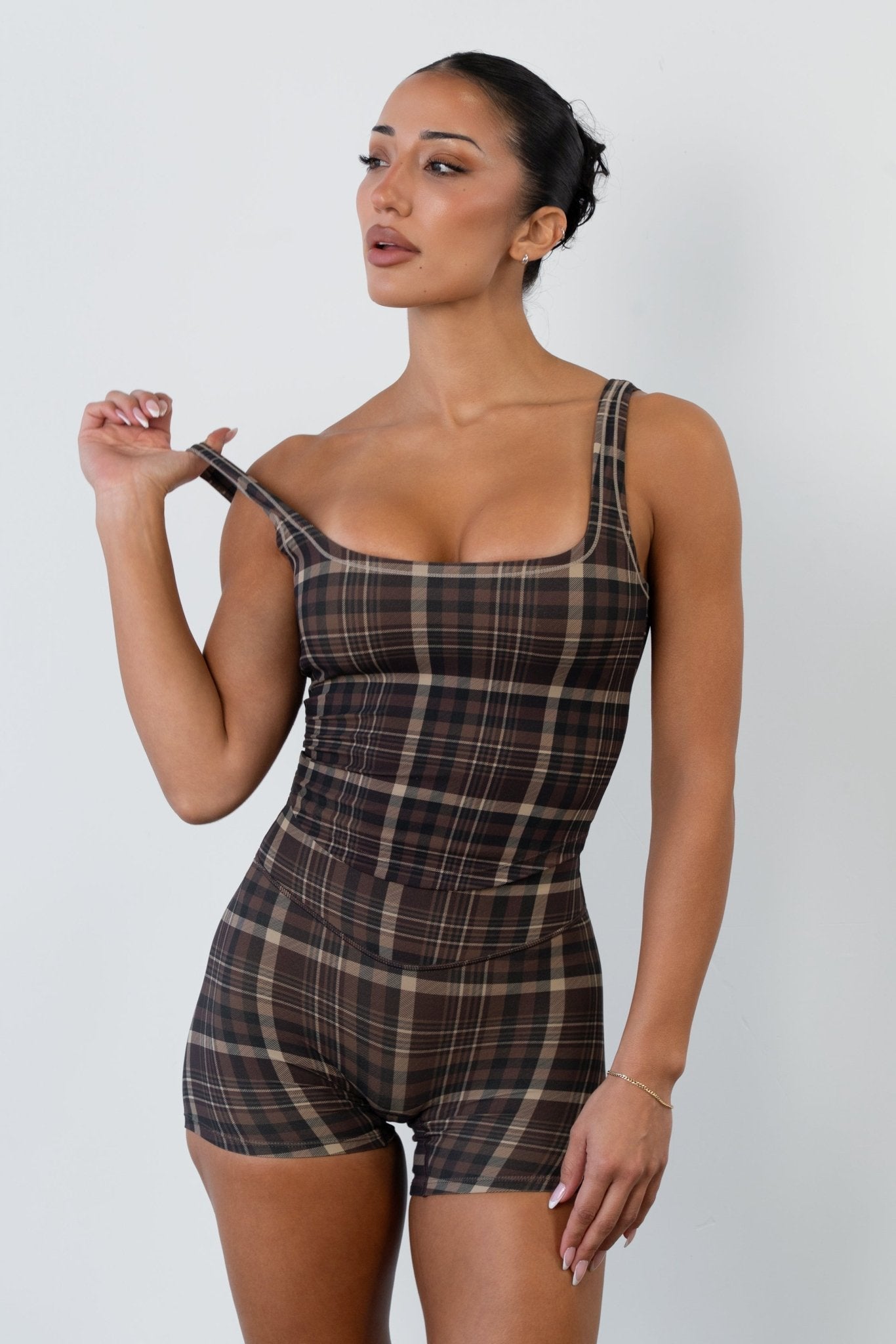 Cloud II™ U Tank - Espresso Plaid