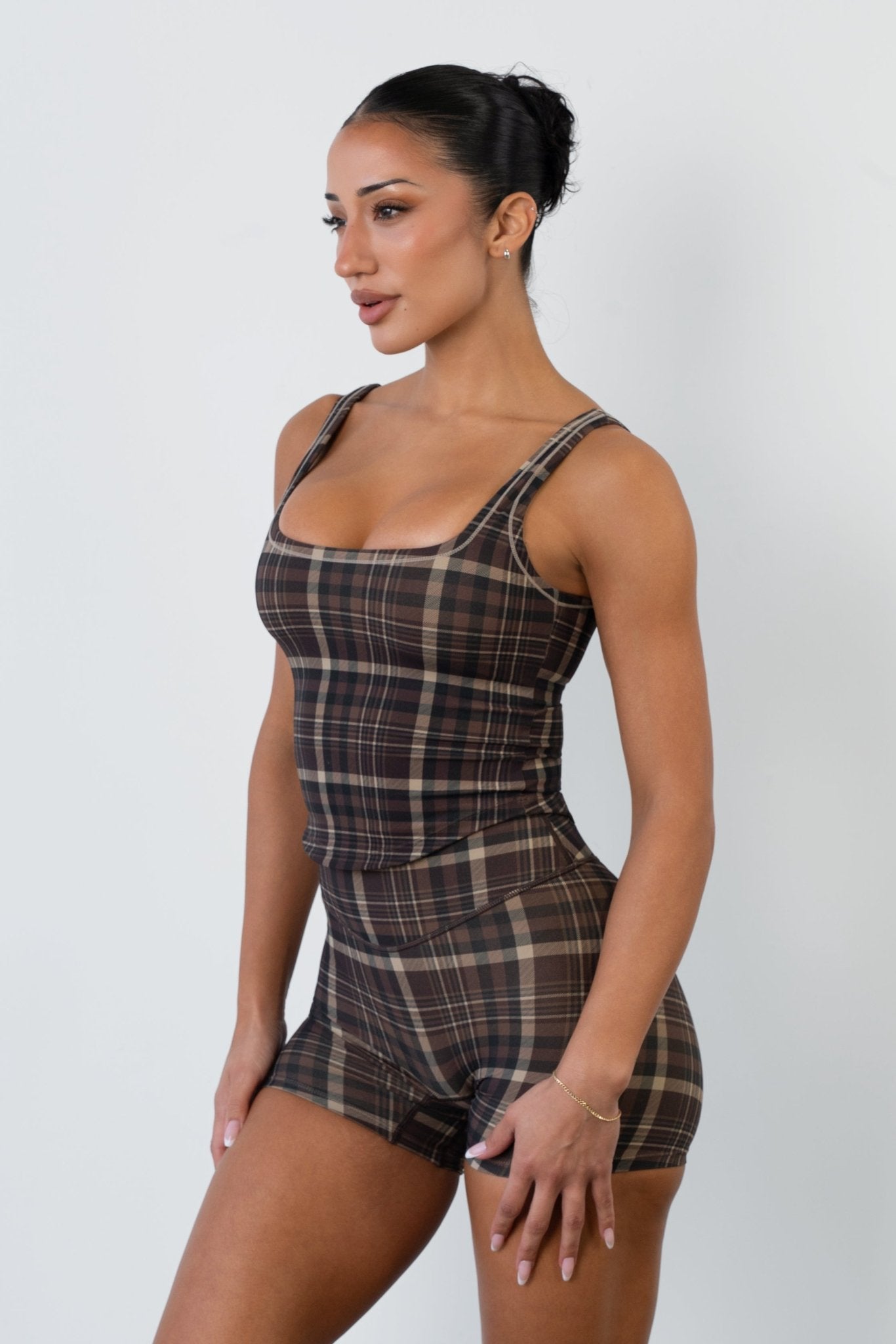 Cloud II™ U Tank - Espresso Plaid