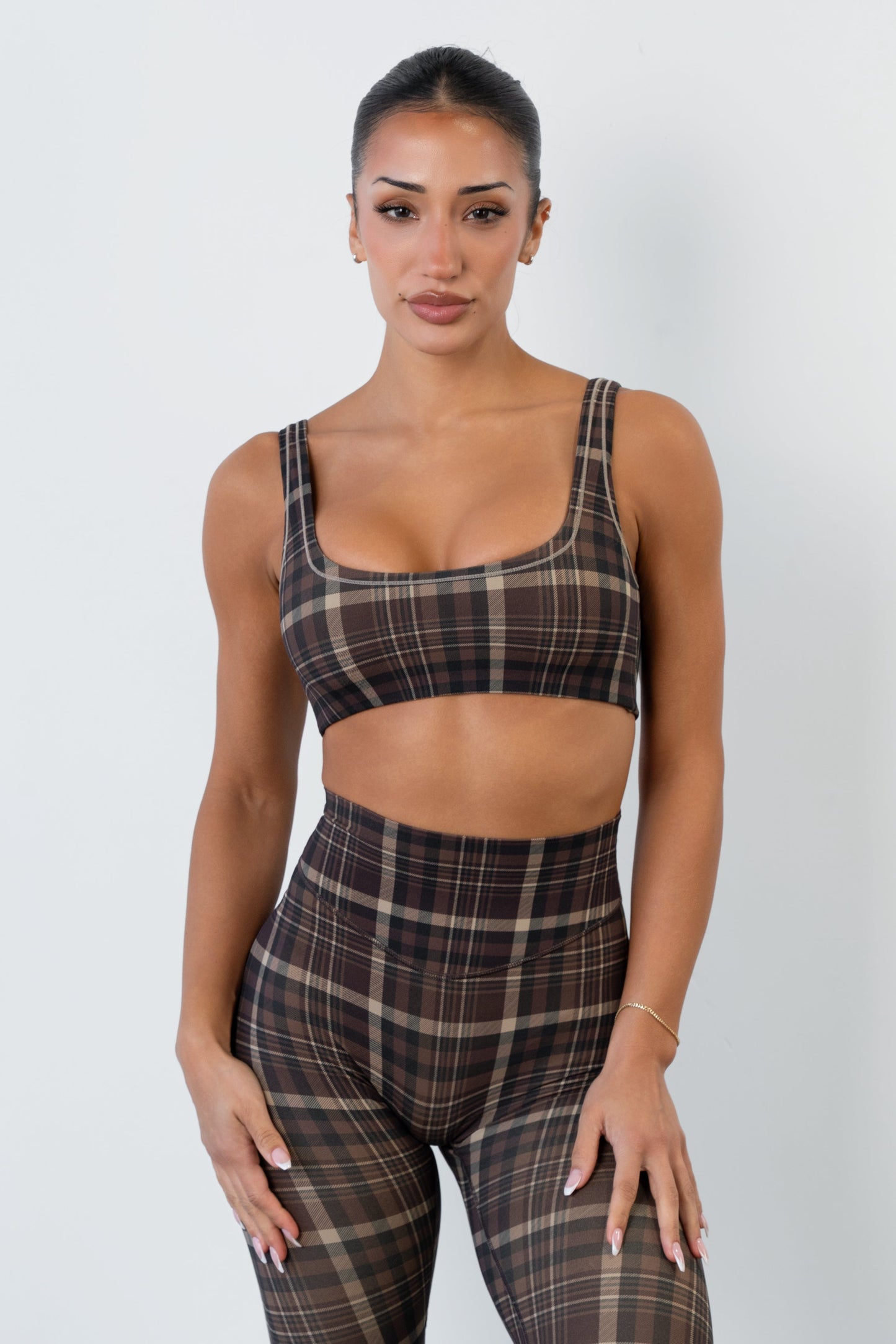 Cloud II™ U Bra - Espresso Plaid