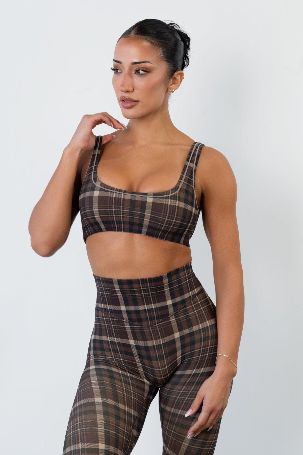 Cloud II™ U Bra - Espresso Plaid