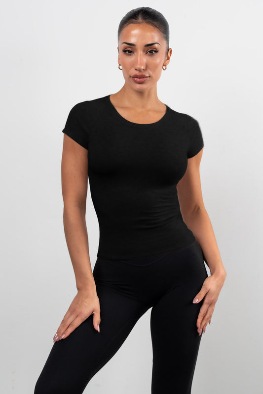 Vitality Basis® Raglan Tee - Midnight