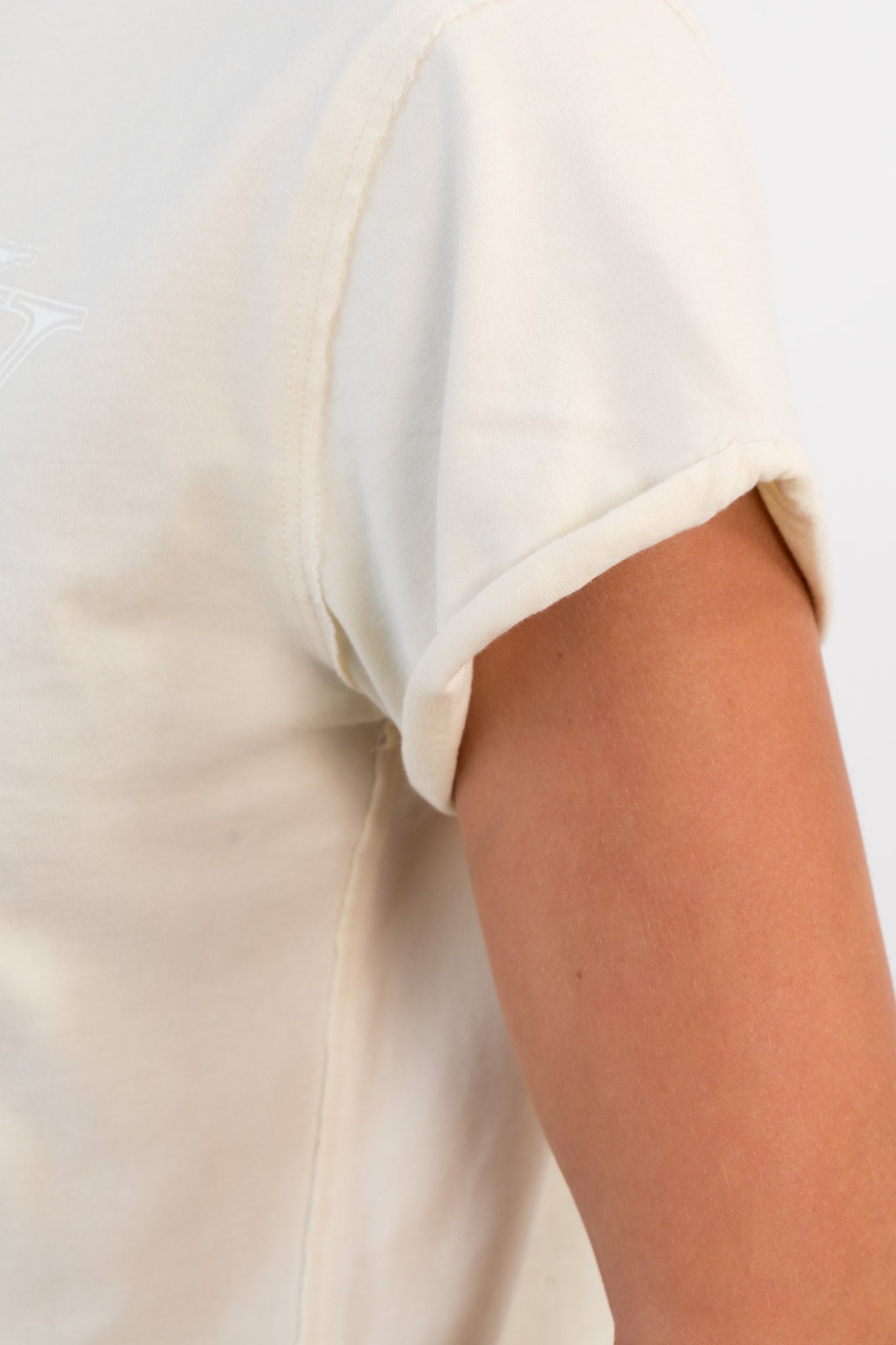 Vitality Retro® Varsity Tee - Ivory
