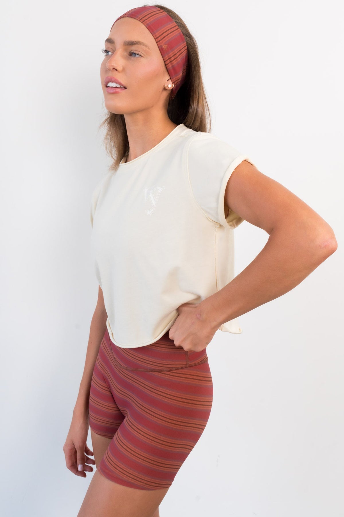 Vitality Retro® Varsity Tee - Ivory