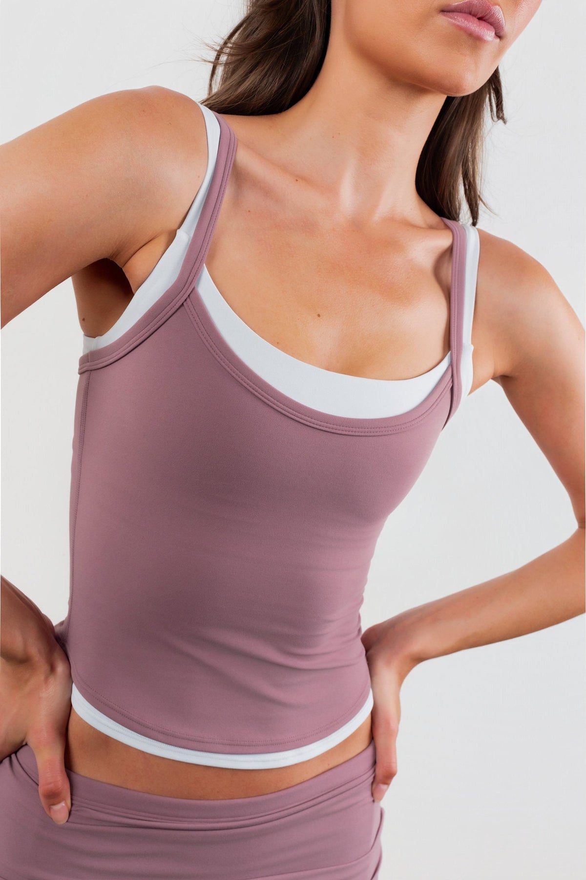 Cloud II™ Layered Tank - Earthy Plum