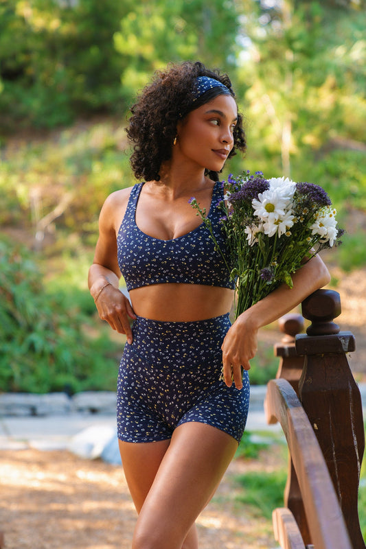 Cloud II™ V Bra - Oxford Microfloral