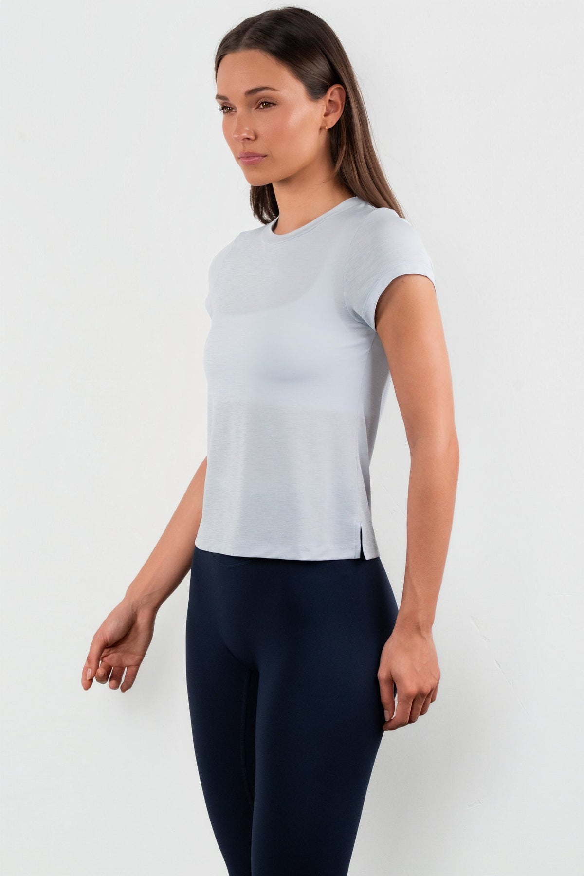 Vitality Flow Simple Tee - Steel