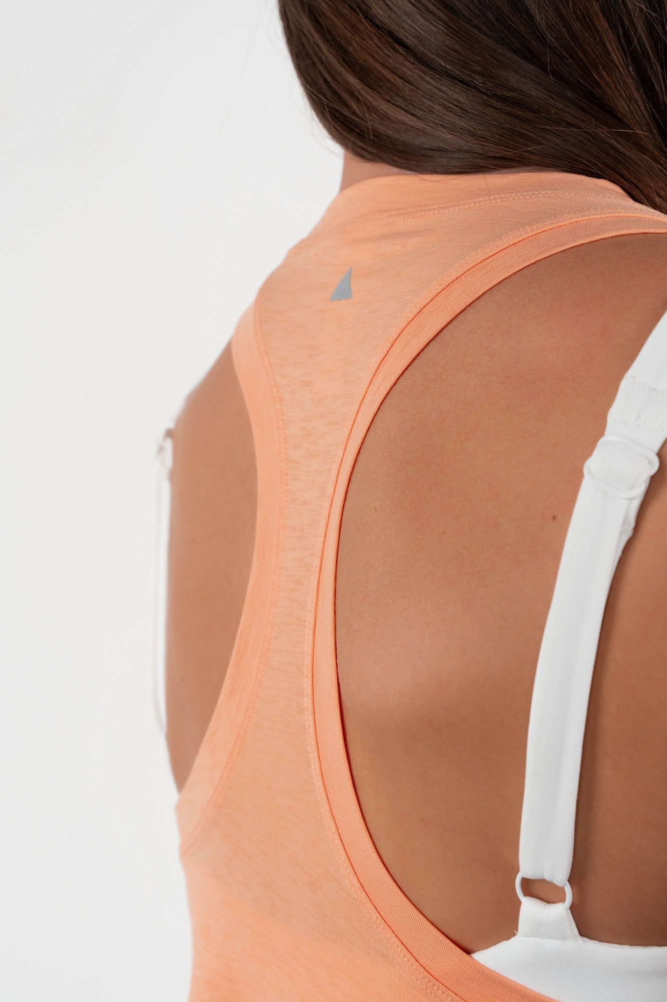 Vitality Flow Racer Tank - Light Peach