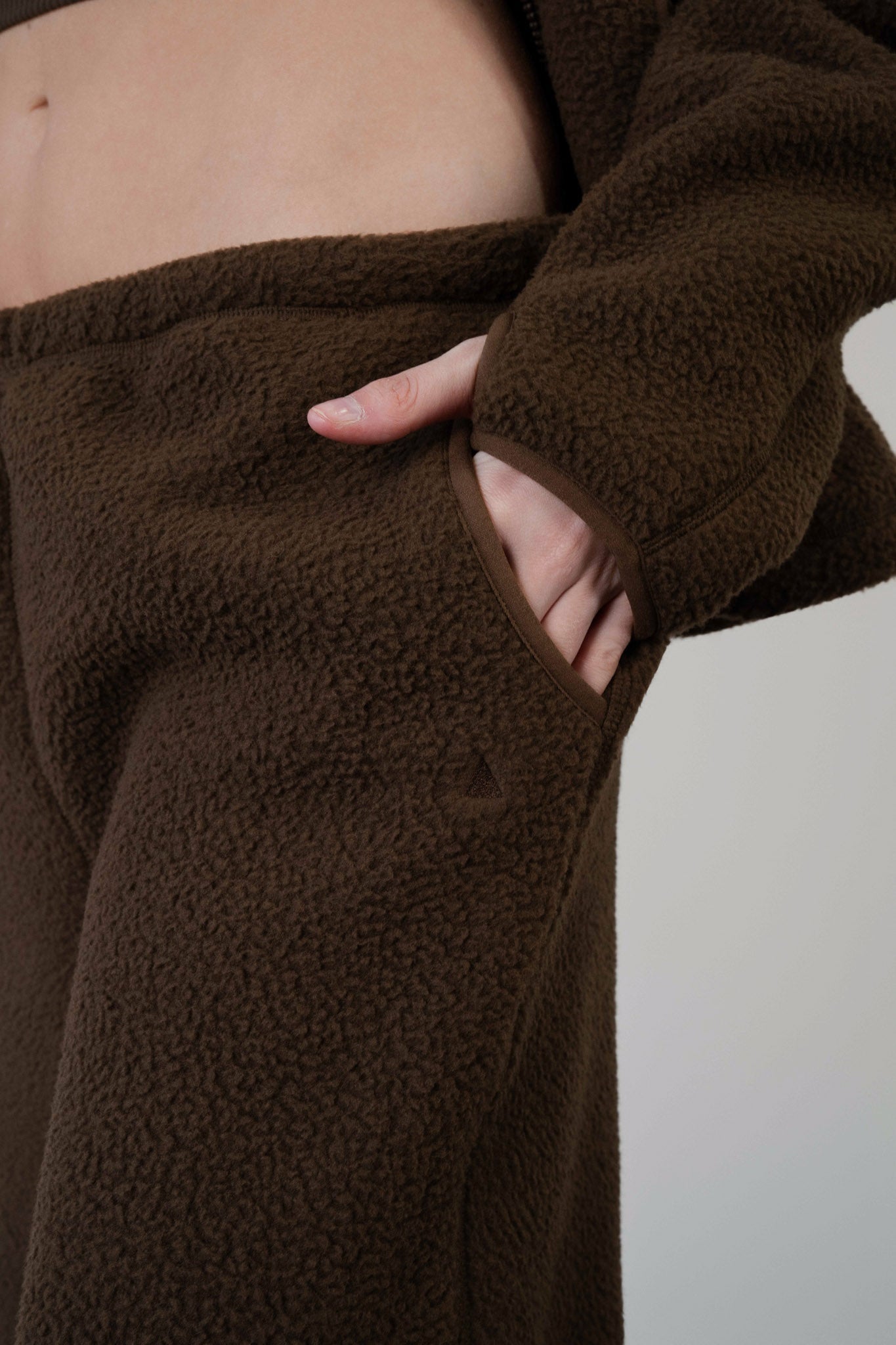 Vitality Polar Fleece Jogger - Toasted Walnut