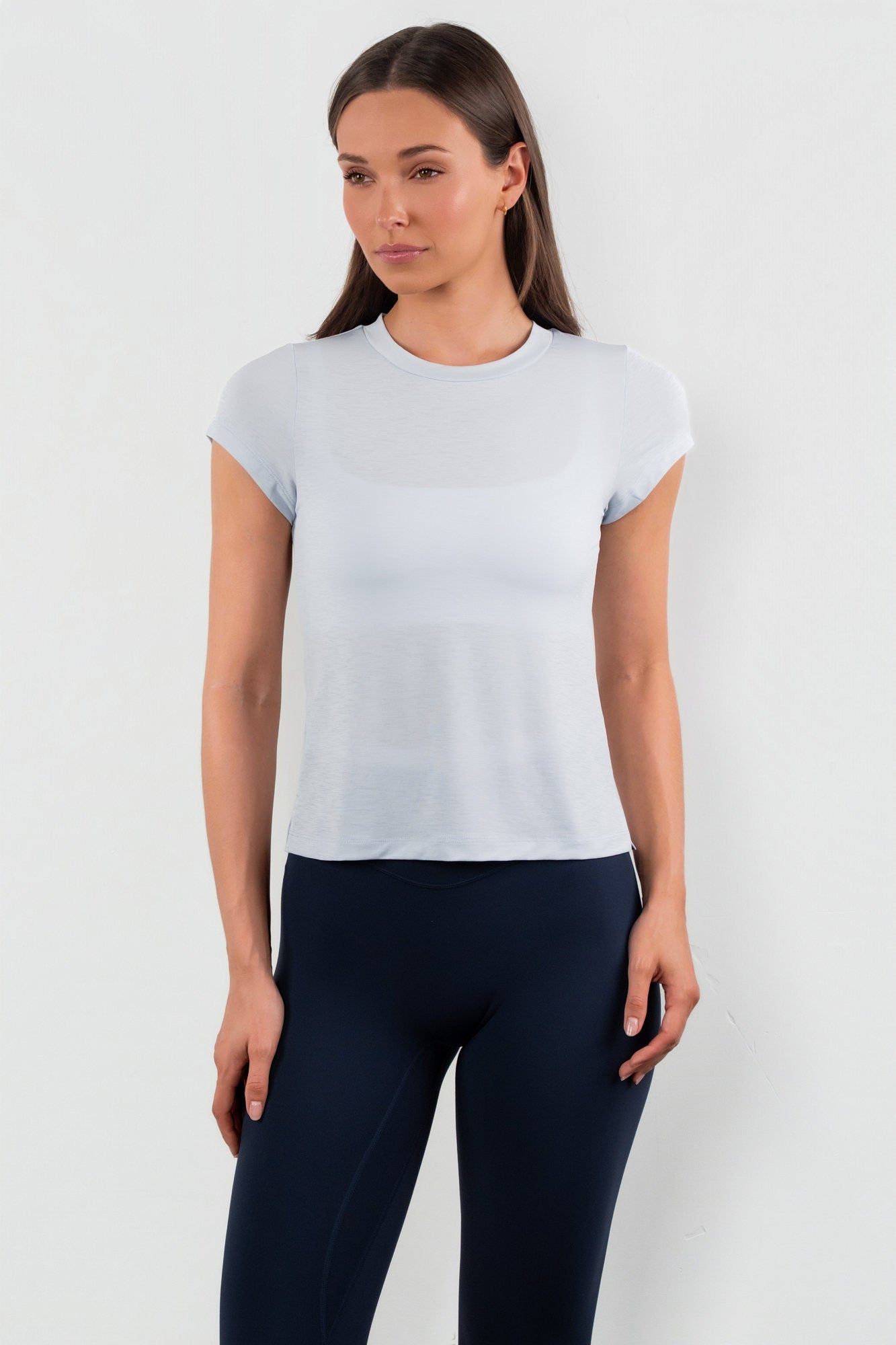 Vitality Flow Simple Tee - Steel