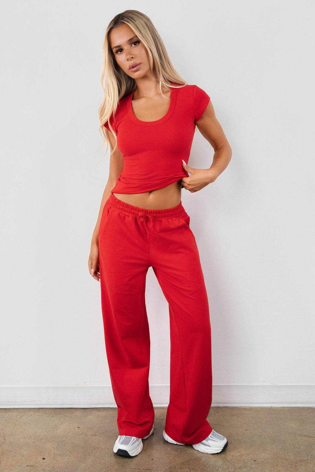 Vitality Essence Weekend Pant - Poppy