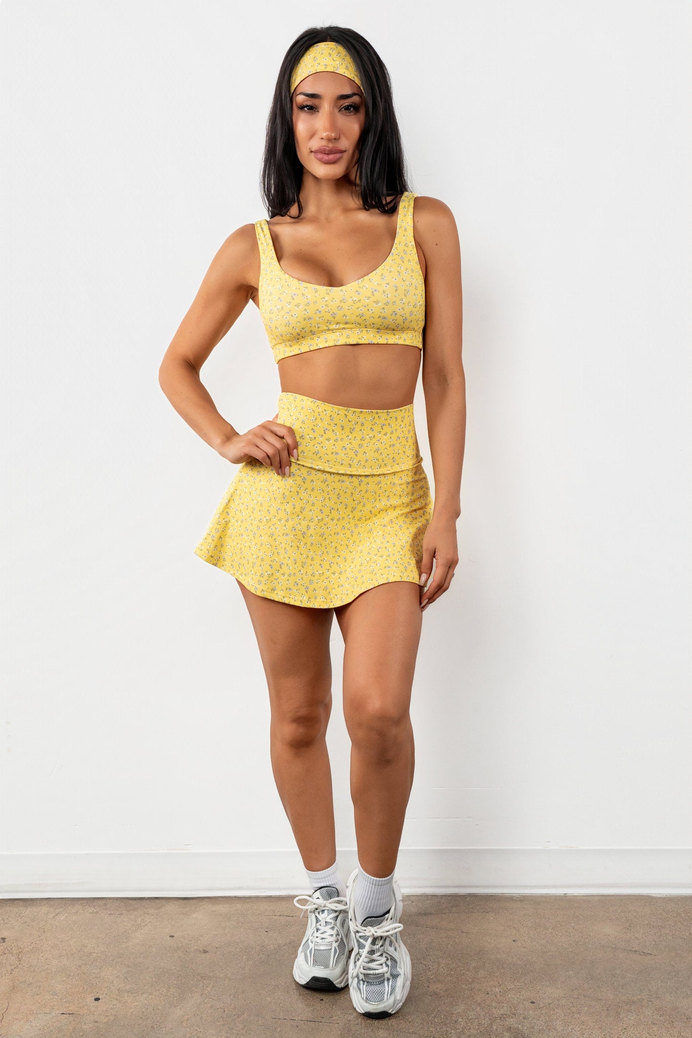 Cloud II™ Flutter Skort - Sunny Microfloral