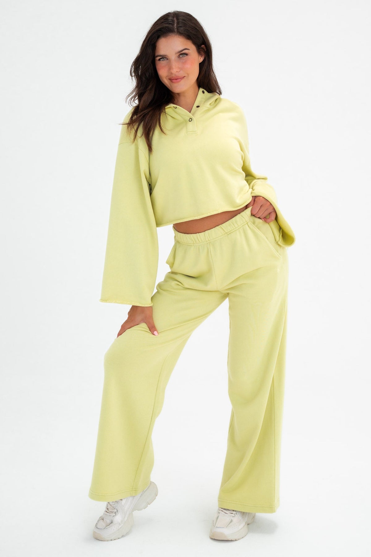 Vitality Homebody® Wide Leg Trouser - Pear Washed