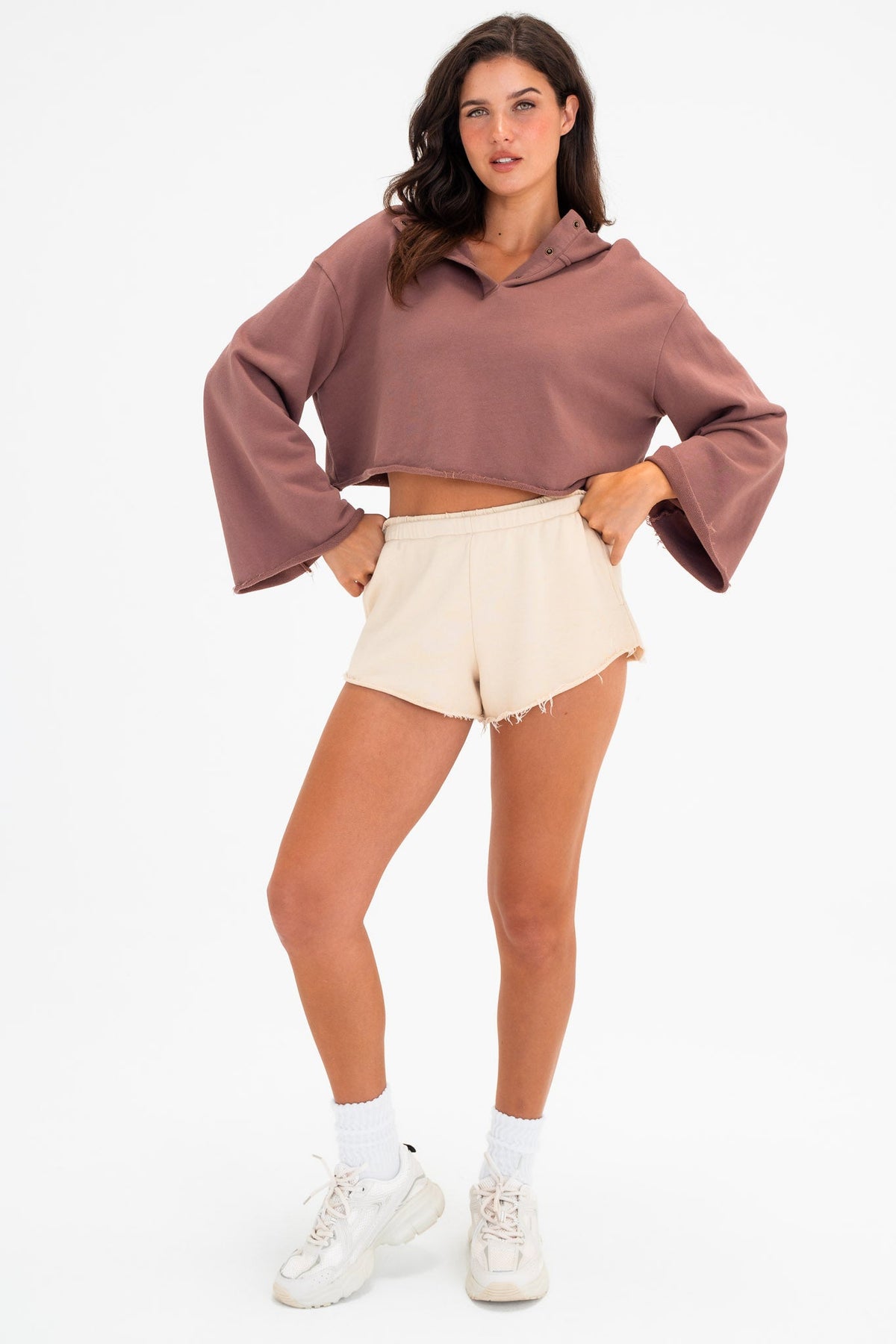 Vitality Homebody® Dolphin Short - Ivory Washed